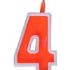 4 Number Candle