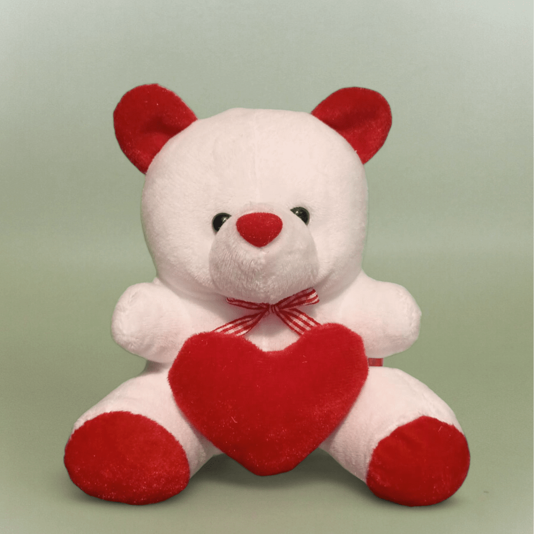 Red & White Teddy Bear