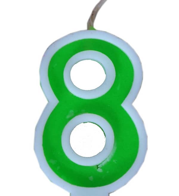 8 Number Candle