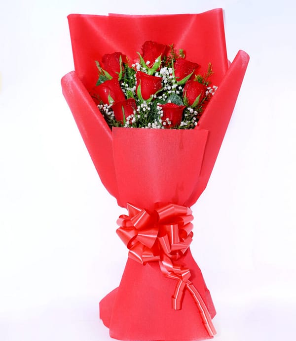 Red Roses Bunch